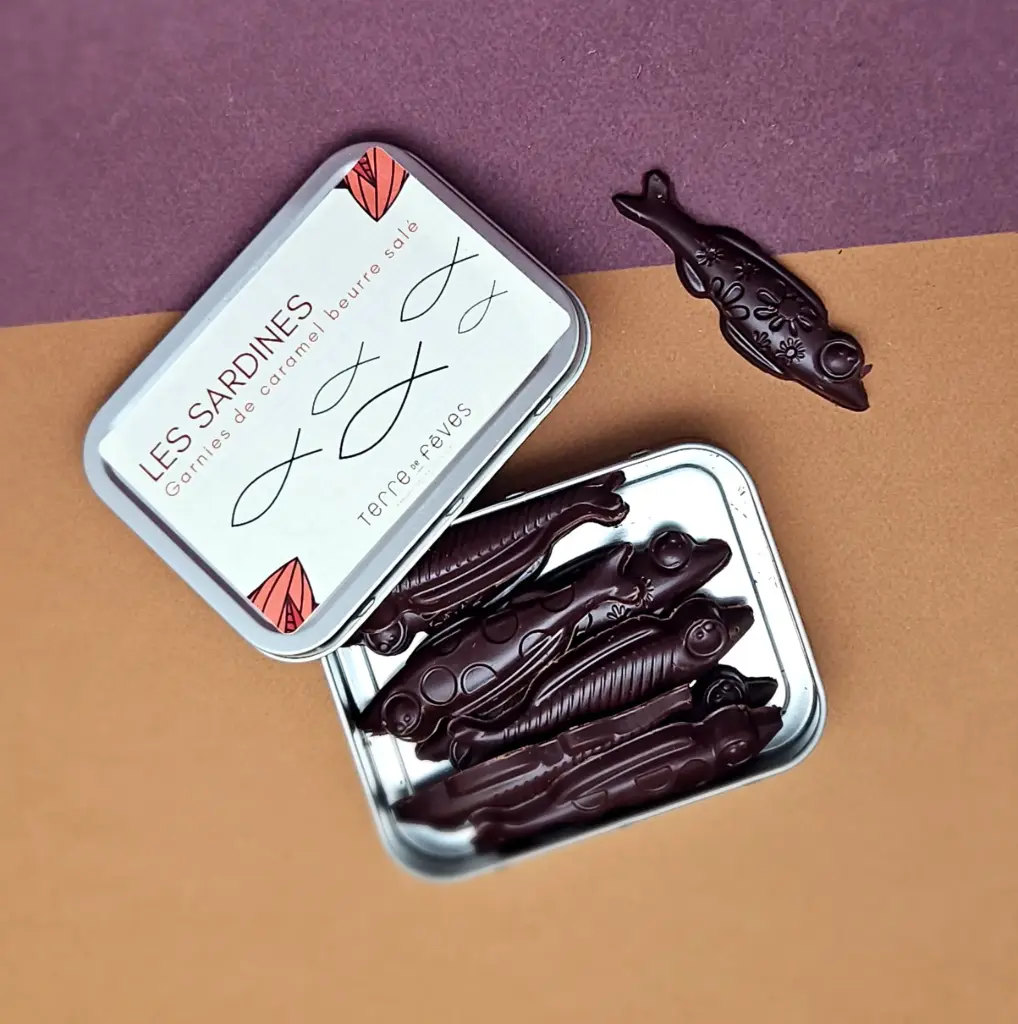 Boites de sardines au caramel