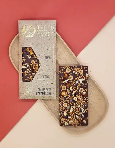 Tablette Fruits secs caramélisés